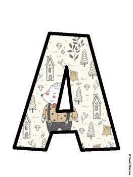 Hedgehog Bulletin Board Décor Kit