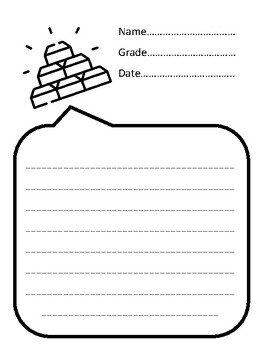 History Activities and Decor Kit, Decor, Coloring, Craft and Writing