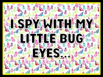 I SPY WITH MY LITTLE BUG EYES... Bugs Door Décor, Bugs Bulletin Board Décor Kit