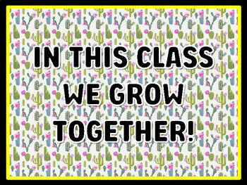 IN THIS CLASS WE GROW TOGETHER! Succulents Door Décor