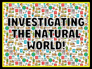 INVESTIGATING THE NATURAL WORLD! Grade 1 Science Door Decor