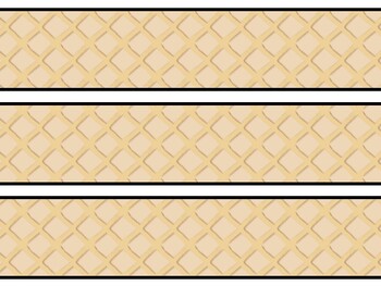 Ice Cream Bulletin Board Decor Kit, Ice Cream Letters