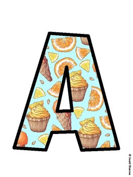 Ice Cream Bulletin Board Décor Kit, Ice Cream Bulletin Board Letters