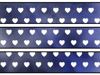 Indigo Bulletin Board Decor Kit, Indigo Letters