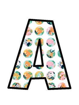 Jungle Bulletin Board Décor Kit, Jungle Letters, Jungle Door Décor, #19 Jungl