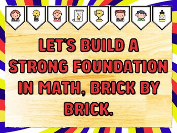 LET'S BUILD A STRONG FOUNDATION IN MATH, BRICK BY BRICK. Grade 3 Math Bulleti
