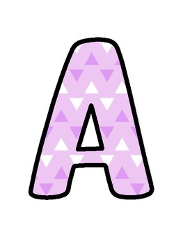 Lavender Bulletin Board Décor Kit, Lavender Letters
