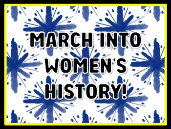 MARCH INTO WOMEN'S HISTORY! Women's History Month Door Décor