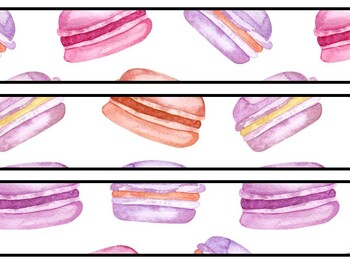 Macaroons Bulletin Board Decor Kit, Macaroons Letters, Macaroons Borders