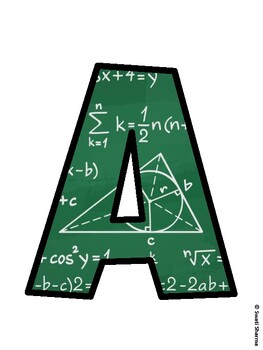 Math Bulletin Board Décor Kit