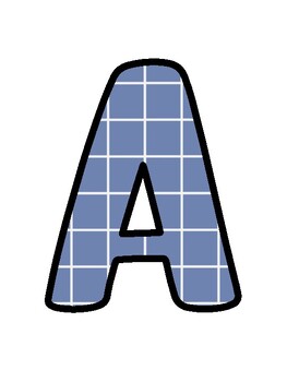 Math Bulletin Board Décor Kit, Math Letters