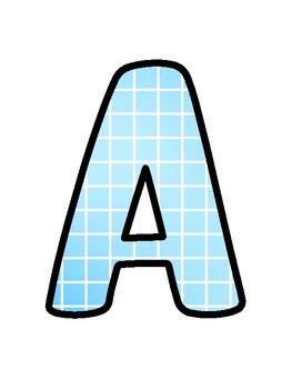 Math Bulletin Board Décor Kit, Math Letters
