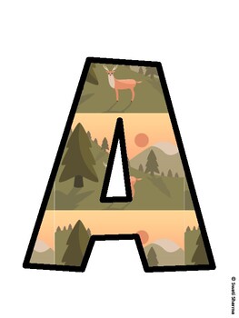Mountain Bulletin Board Décor Kit