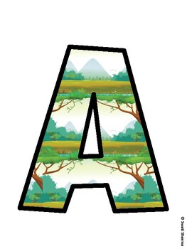 Mountain Bulletin Board Décor Kit