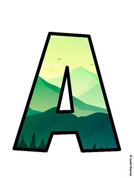 Mountain Bulletin Board Décor Kit