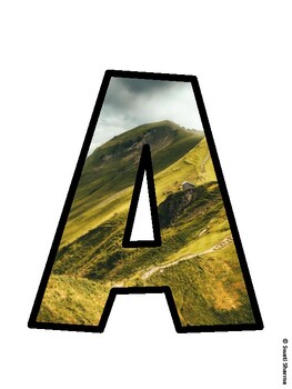 Mountain Bulletin Board Décor Kit