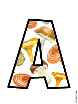 Mushroom Bulletin Board Décor Kit