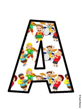 Music Bulletin Board Décor Kit, Music Bulletin Board Letters