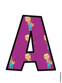 Music Bulletin Board Décor Kit, Music Bulletin Board Letters