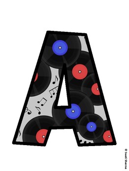 Music Bulletin Board Décor Kit, Music Bulletin Board Letters