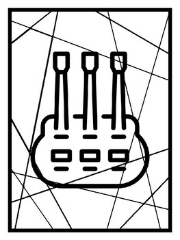 Musical Instruments Activities and Decor Kit, Decor, Coloring, Craft and Wr