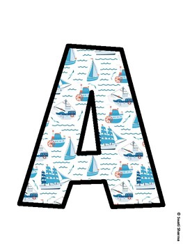 Nautical Bulletin Board Décor Kit
