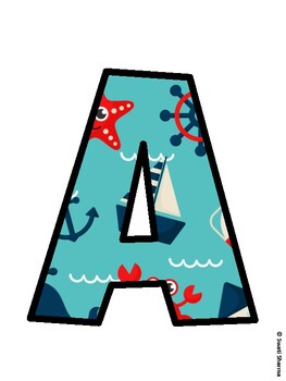 Nautical Bulletin Board Décor Kit