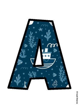 Nautical Bulletin Board Décor Kit