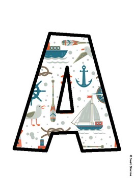 Nautical Bulletin Board Décor Kit