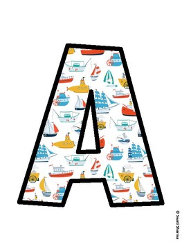 Nautical Bulletin Board Décor Kit
