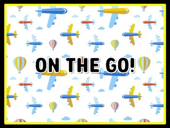 ON THE GO! Air Transportation Door Décor
