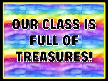 OUR CLASS IS FULL OF TREASURES! St. Patrick's Day Door Décor, St. Patrick's Day