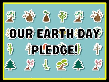 OUR EARTH DAY PLEDGE! Earth Day Door Décor, Earth Day Bulletin Board Décor Kit