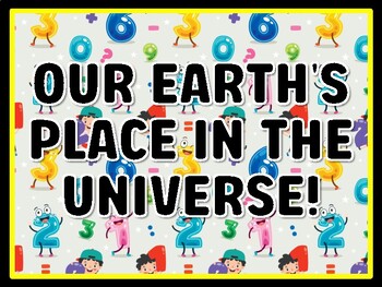 OUR EARTH'S PLACE IN THE UNIVERSE! Grade 6 Science Door Decor