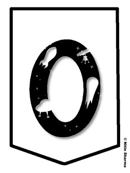 OUR STAR-SHIP! Galaxy Bulletin Board Letters, Galaxy Banner