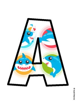 Ocean Bulletin Board Decor Kit, Ocean Bulletin Board Letters