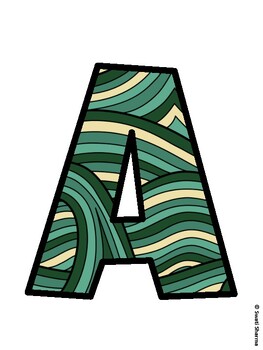 Ocean Bulletin Board Decor Kit, Ocean Bulletin Board Letters