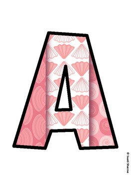 Ocean Bulletin Board Decor Kit, Ocean Bulletin Board Letters