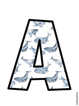 Ocean Bulletin Board Decor Kit, Ocean Bulletin Board Letters
