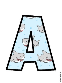 Ocean Bulletin Board Decor Kit, Ocean Bulletin Board Letters