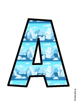Ocean Bulletin Board Decor Kit, Ocean Bulletin Board Letters
