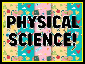 PHYSICAL SCIENCE! Kindergarten Science Door Decor