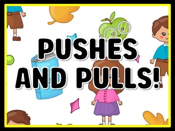 PUSHES AND PULLS! Kindergarten Science Door Decor