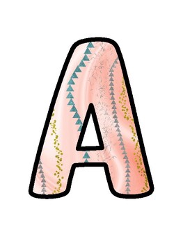 Peach Bulletin Board Décor Kit, Peach Letters