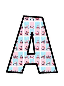 Penguin Bulletin Board Letters, Penguin Bulletin Board Décor Kit