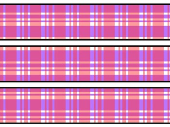 Plaid Bulletin Board Decor Kit, Plaid Letters