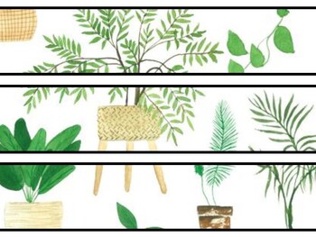 Plants Bulletin Board Decor Kit, Plants Letters