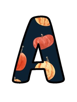 Pumpkin Bulletin Board Décor Kit, Pumpkin Letters, Pumpkin Door Décor,