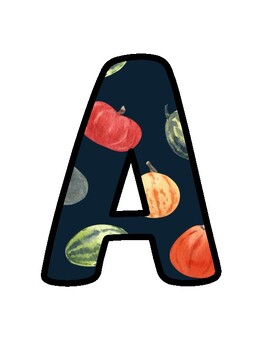 Pumpkin Bulletin Board Décor Kit, Pumpkin Letters, Pumpkin Door Décor,