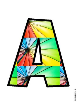 Rainbow Bulletin Board Decor Kit, Rainbow Bulletin Board Letters